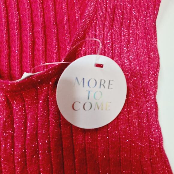 MORE TO COME Meira Mini Dress in Pink Metallic Medium - Picture 9 of 11